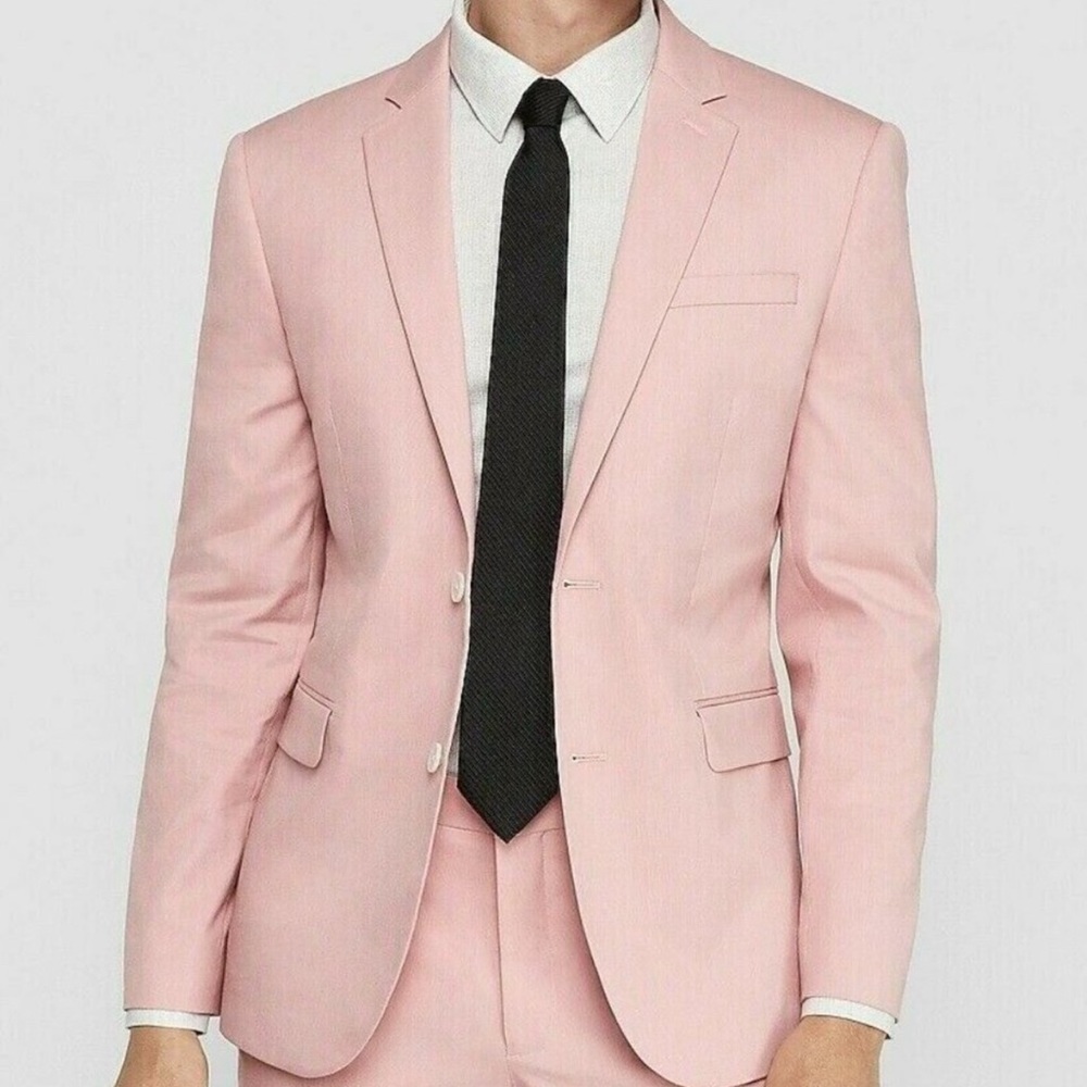 EXPRESS MEN’S PINK BLAZER JACKET SIZE 46R NWT